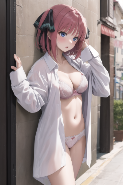 【五等分の花嫁】中野二乃　Yシャツ