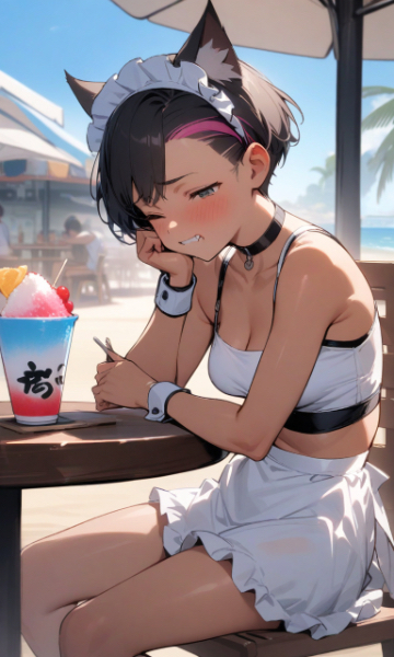 お題「氷」ボツ画救済