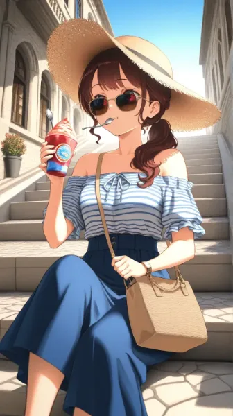 ローマの休日に憧れて（ジェラートの日,8月27日）