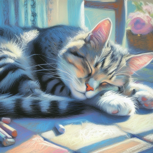 日向ぼっこスヤスヤ