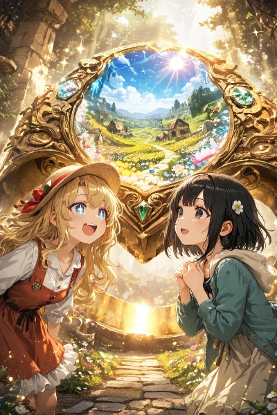 黒髪＆ブロンド・指輪の中の世界