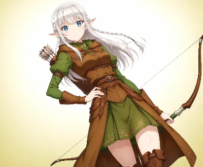 ゴブリンにやられちゃう弓使いエルフちゃん