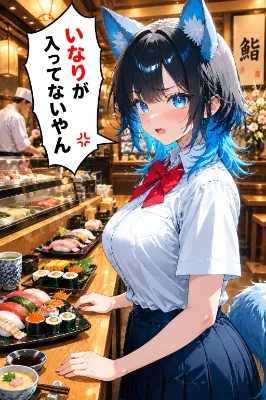 🐺 寿司 〜ウル子、いなりを捜索する〜🍣