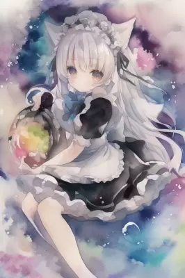 猫耳メイドと星屑ランプライト