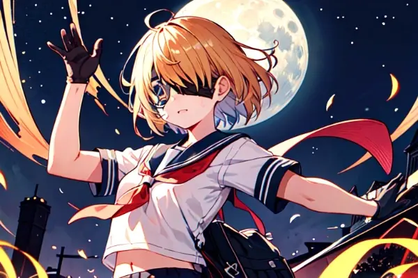 今宵は満月...くっ...魔眼がうずく！！！