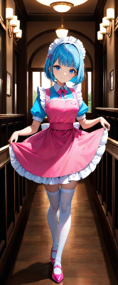かわいいウエイトレスさん