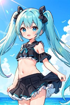 海の小さな天使