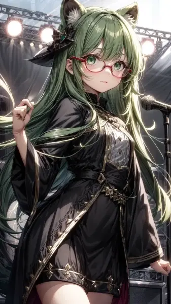 緑髪のお姉さん