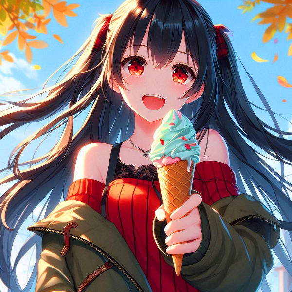 アイスクリームと、うちの子＊その1(11枚)