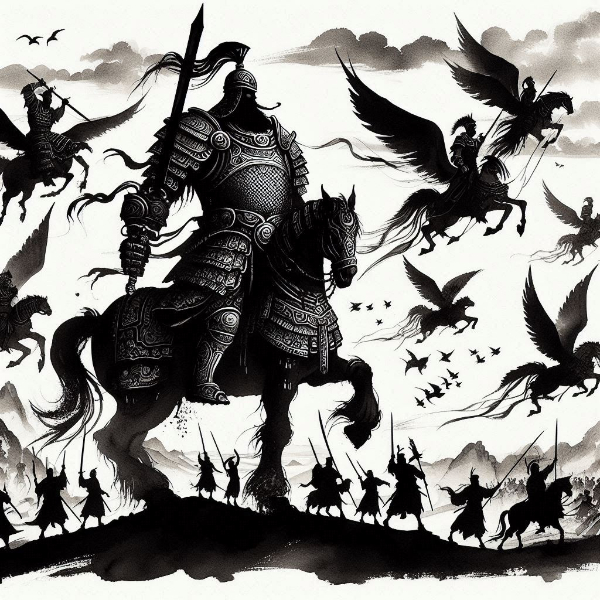 鴉軍とコクマルガラス