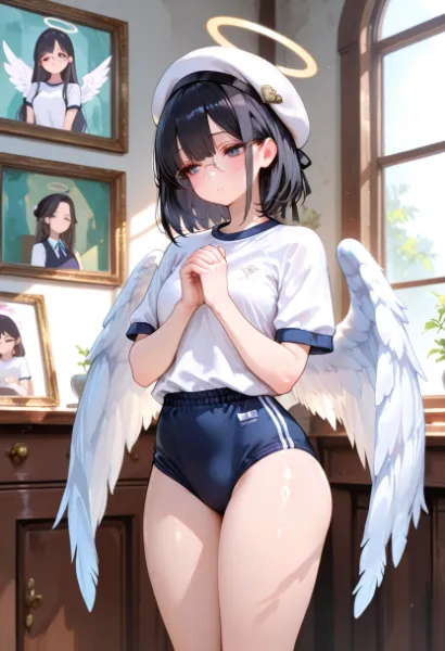 ベレー帽とブルマ！