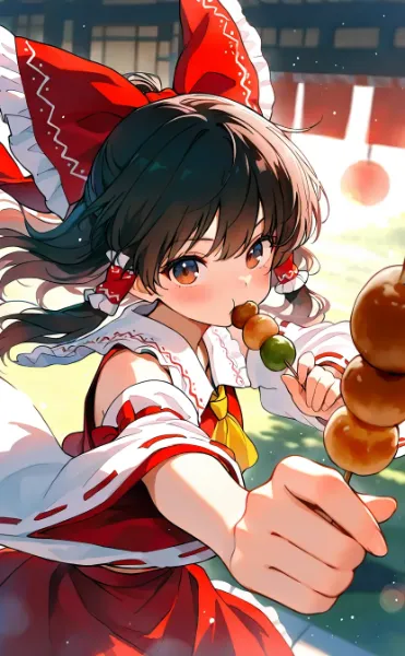 巫女の甘いひとくち