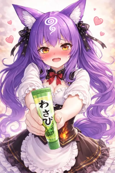バレンタインデーにうっかりチューブわさびを渡してしまうお茶目な乙女心系女子