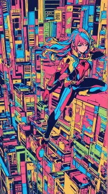 アメコミヒーロー風