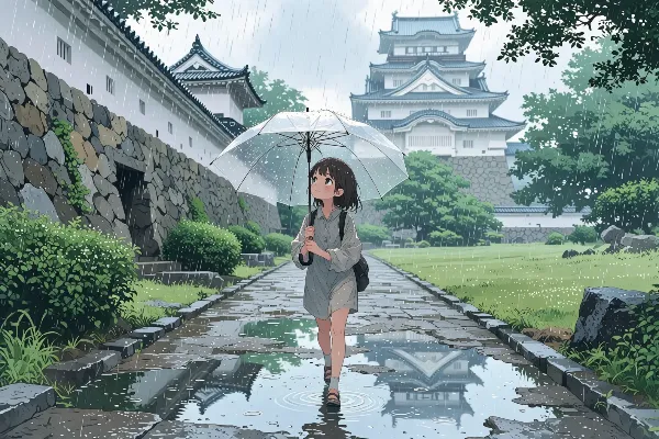 雨の古城で紡ぐ少女の記憶