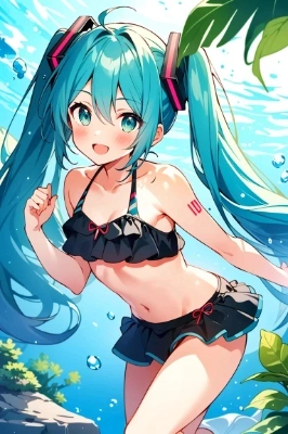 海中植物少女