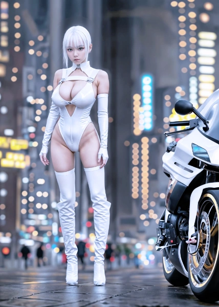 サイバーパンクな女の子