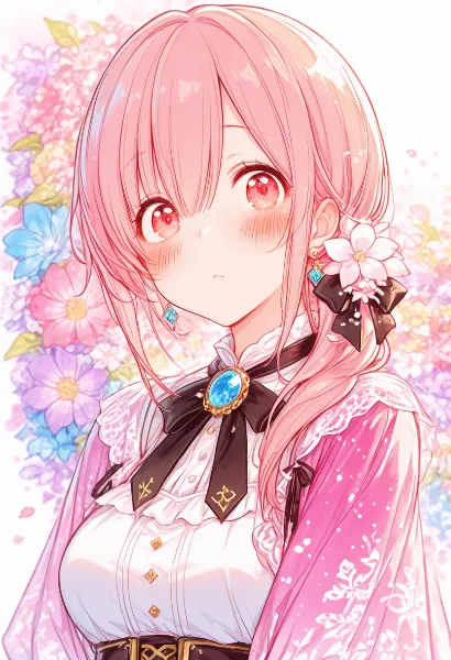 花畑の恥じらい少女の秘密