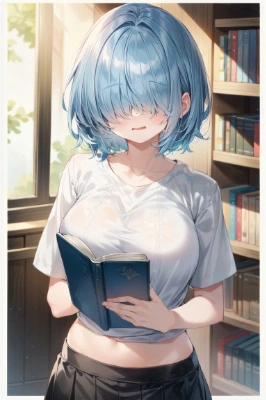 図書室にいつもいる子！