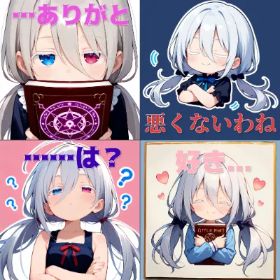 【スタンプ配布】七瀬の感情アーカイブ（基本4種セット）