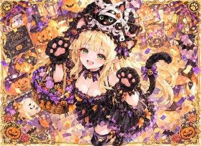 猫さんとトリックオアトリート