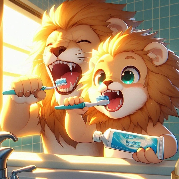 ライオンの歯磨き