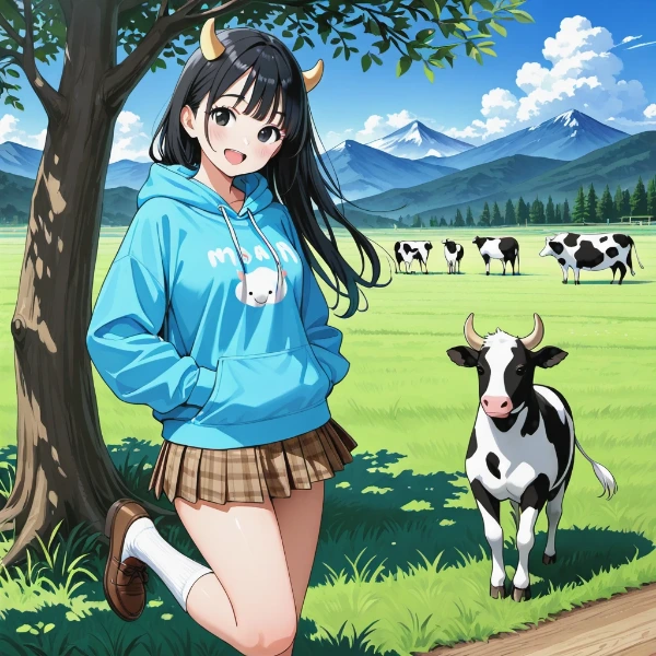 牛娘の牧場で紡ぐ友情の物語