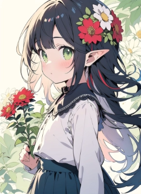 かわいいエルフちゃん