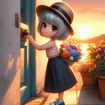 青い扉のサムネイル