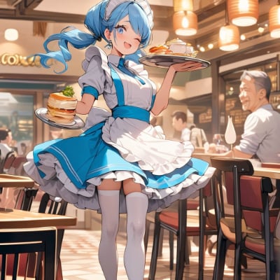 お昼のレストラン