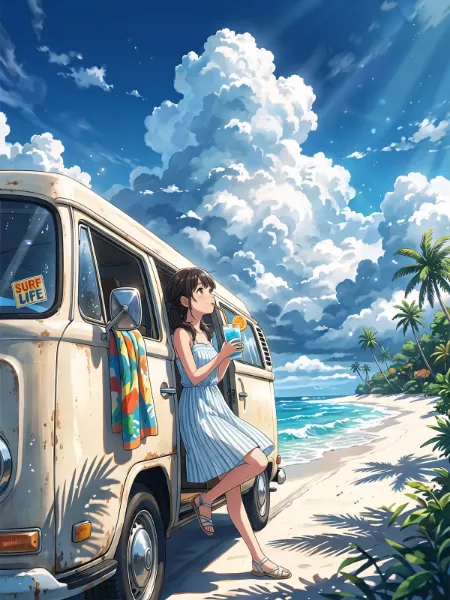 旅の途中の休息