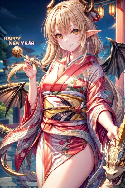 龍角エルフさん