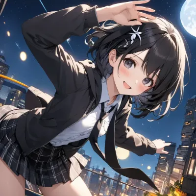 黒髪の女の子44
