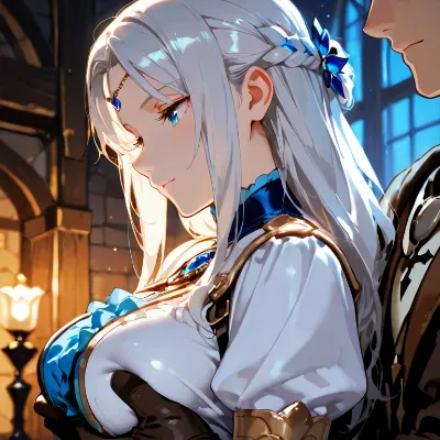 白銀の姫と守護騎士の静かな刻