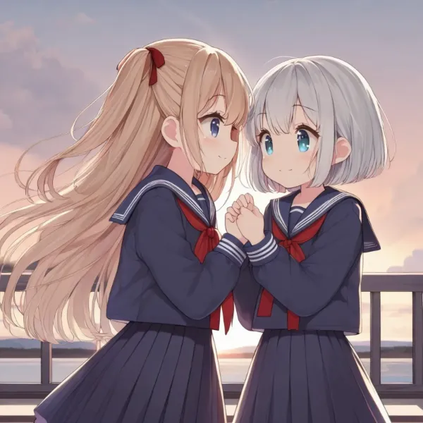 今日の百合イラスト