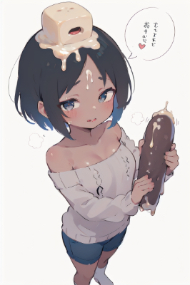 頭からチーズ被ってソーセージ持ってるだけですけど何か？ᐠ( ᐖ )ᐟ