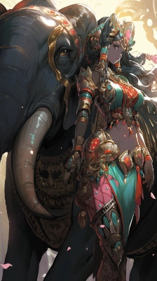 エレファント&美女