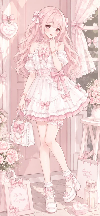 リボン＆ピンクちゃん♪