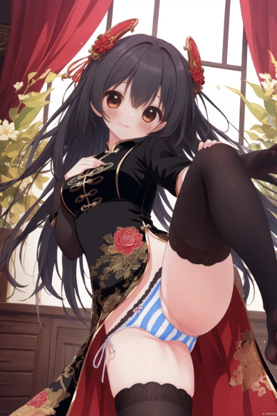 踵落としの練習するしまぱんちゃん