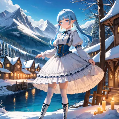 雪の午後