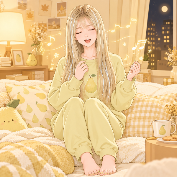 10/7 梨ソングを歌ううららちゃん🍐