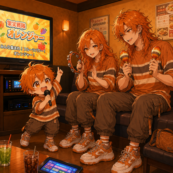 9/12 ファミリーカラオケの日（レンジ親子）