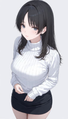 セーターのお姉さん