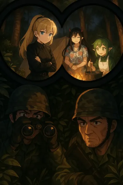 『浜辺の戦友鍋 ―強襲キャンプ晩餐―』