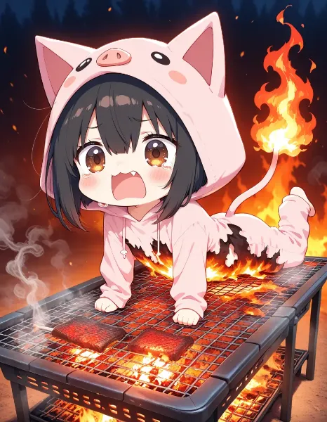 ヘタちゃんバラ肉じゃにゃいニャ～(TOT)