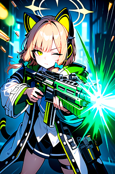 🟩先生を守るため徹底抗戦するブルアカのミドリ🟩