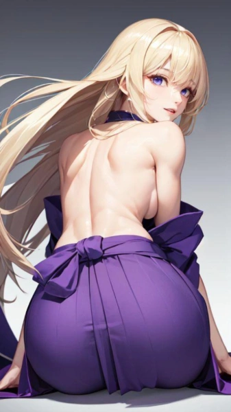巫女様の背中（R15）