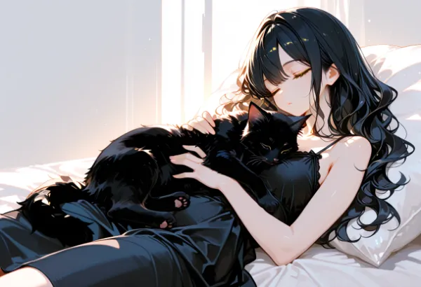 黒猫がいる幸せ