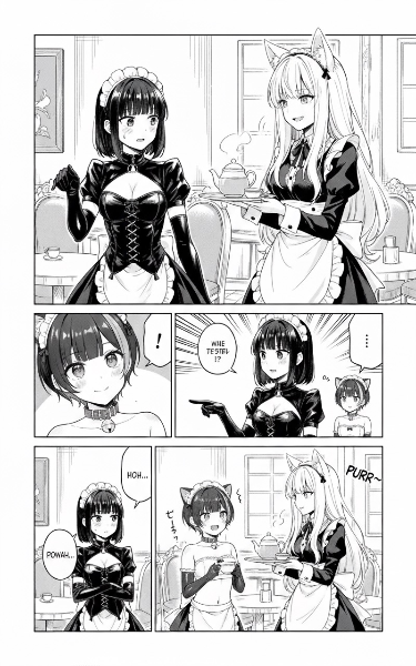 猫耳メイドのティータイム騒動