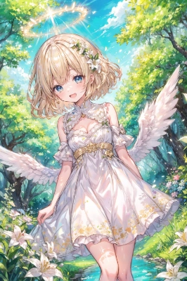 森の中の天使